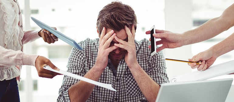 éviter le stress au travail