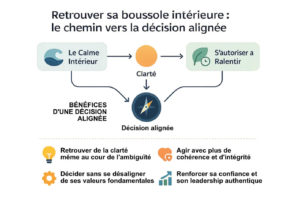 Retrouver sa boussole interieure - le chemein vers la decision alignee - quetesens coaching